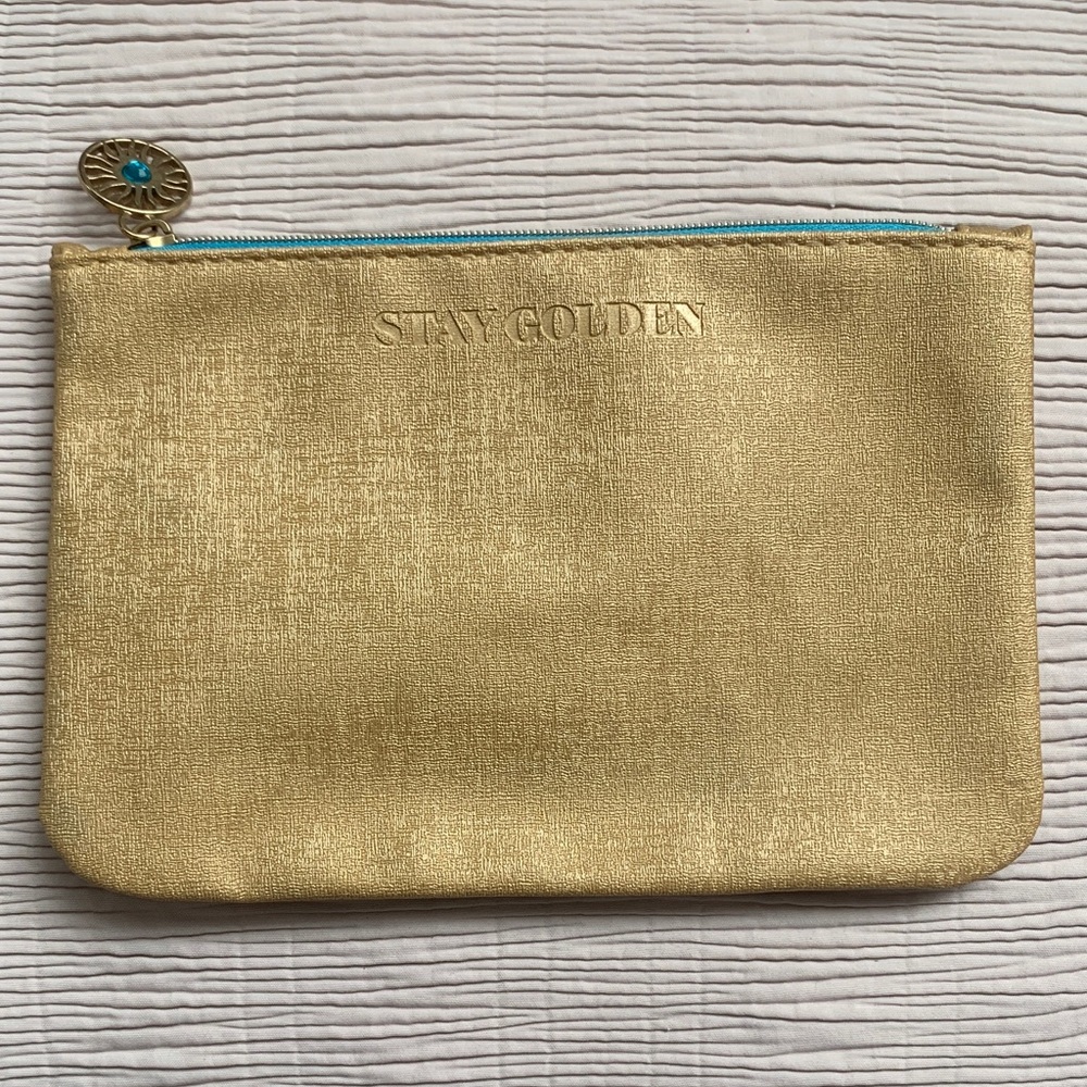 New IPSY Gold Cosmetic Bag
